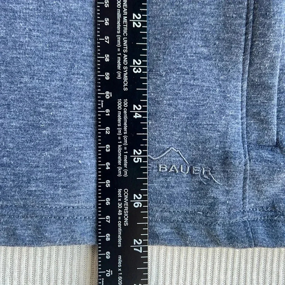 Eddie Bauer Mens XL 1/4 Zip Pullover Lightweight Jacket Blue - Picture 6 of 8